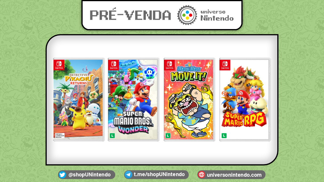 Brasil  Pré-Vendas dos próximos jogos da Nintendo em mídia física nacional  são iniciadas